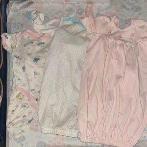 Hello Kitty Pink and White Nightgown Pajamas